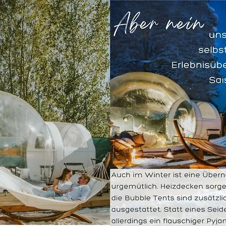 Lyxtält Bubble Tent & Private Wellness Schloss *